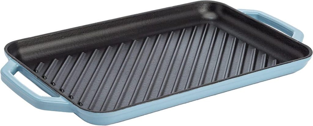 Country Living Enameled Cast Iron Grill Pan, 
