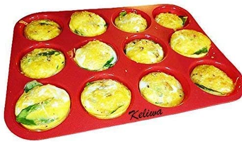 Keliwa’s 12 – Cup Silicone Muffin Pan