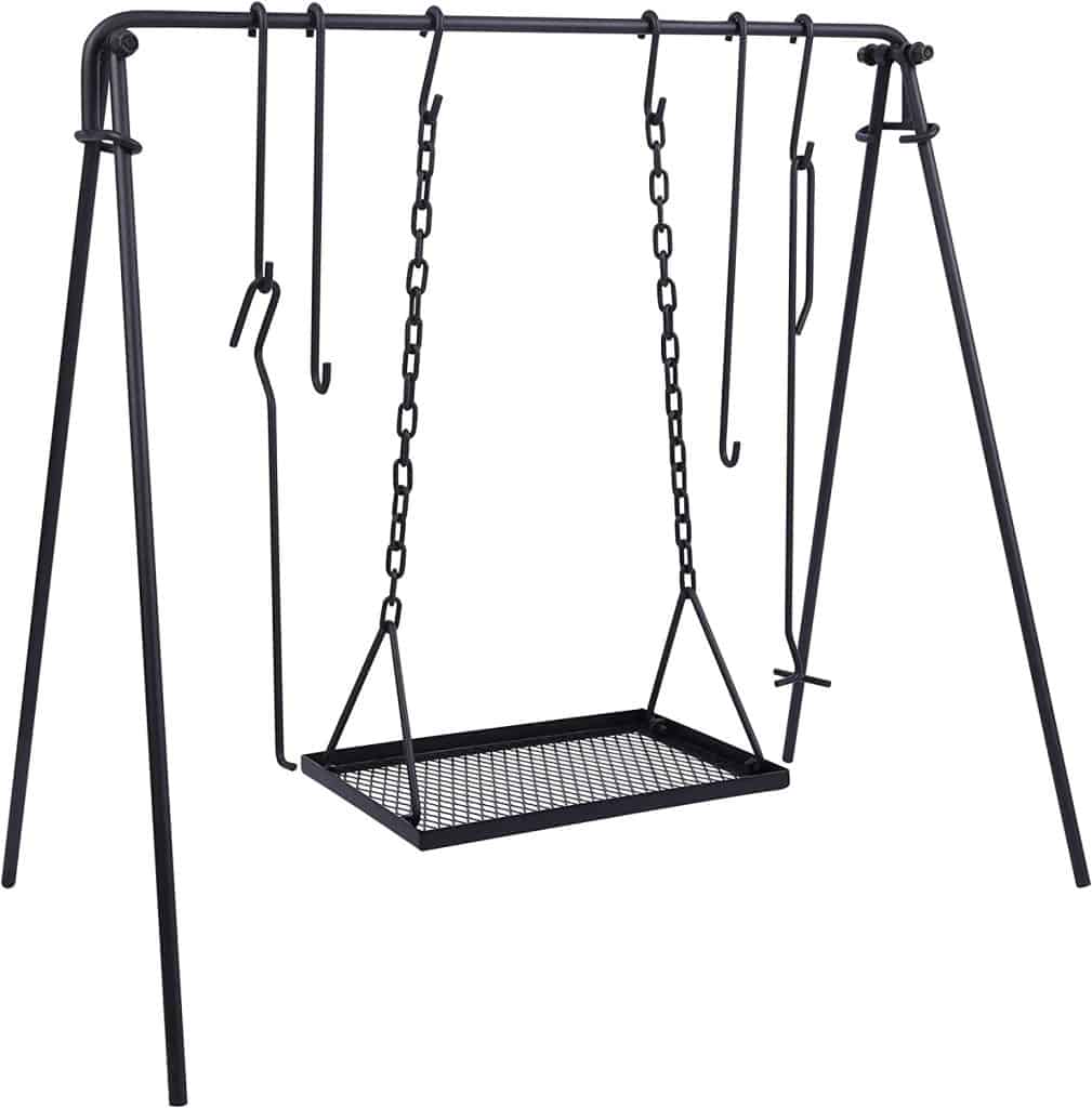 REDCAMP Campfire Cooking Stand for BBQ Picnic Cookware