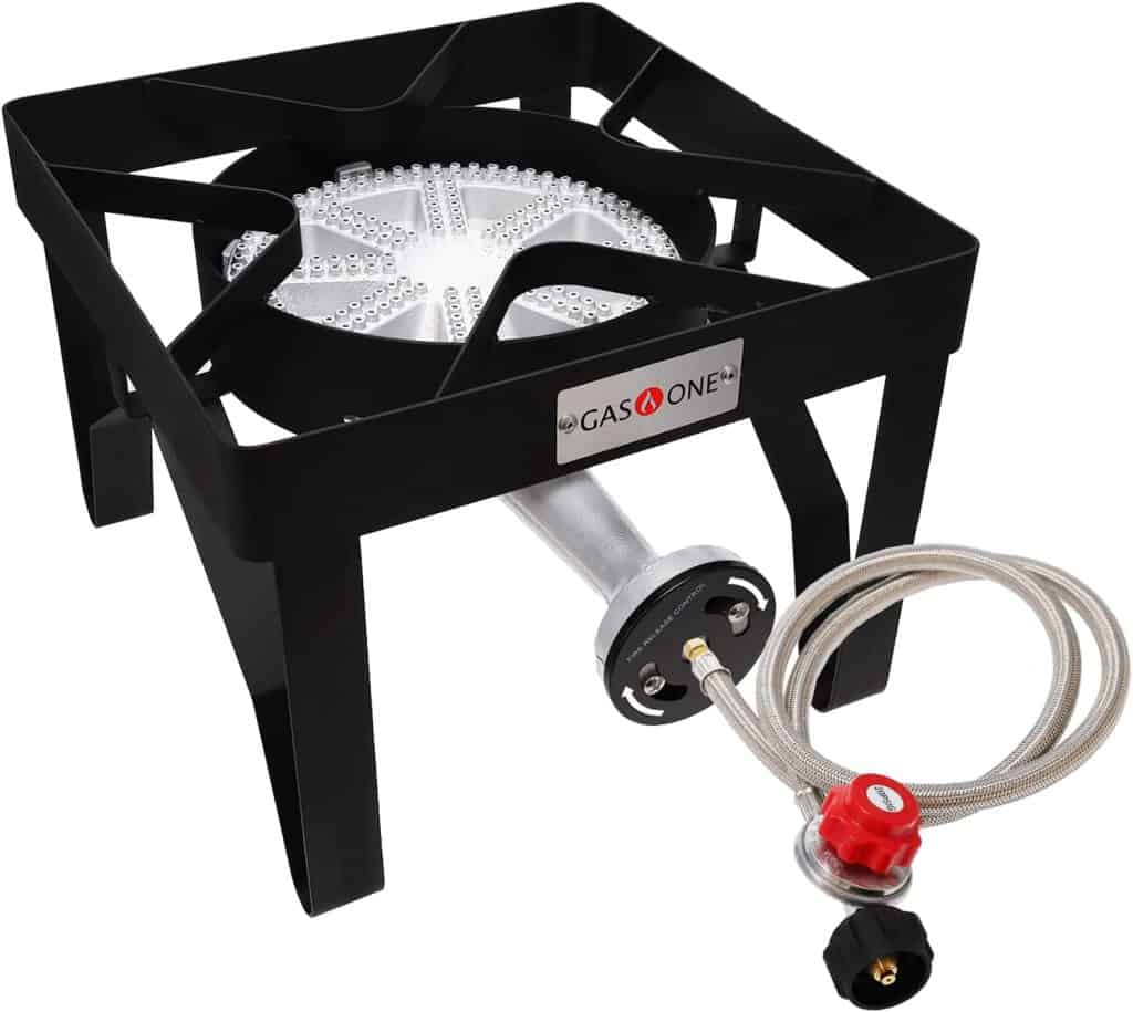 GasOne Square Heavy Duty Single Burner Outdoor Stove