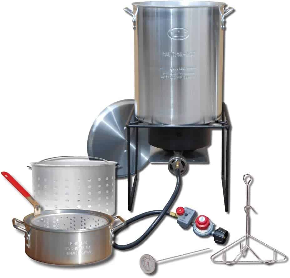 King Kooker Propane Outdoor Fry Boil Package with 2 Pots