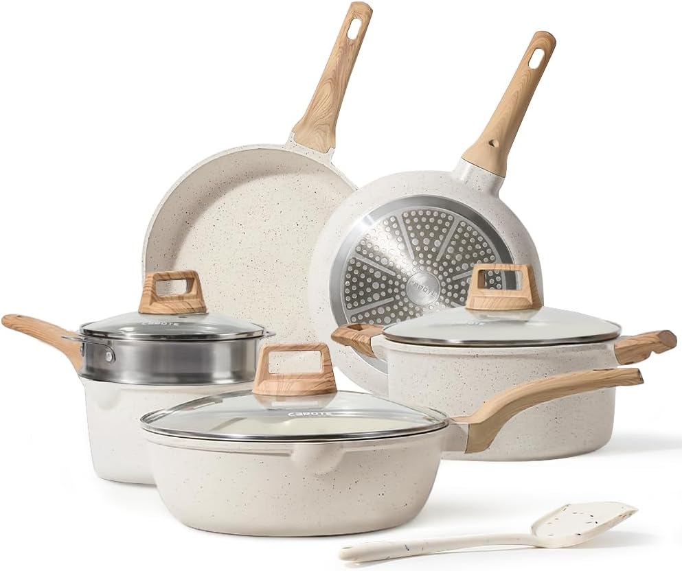 CAROTE Pots and Pans Set Nonstick
