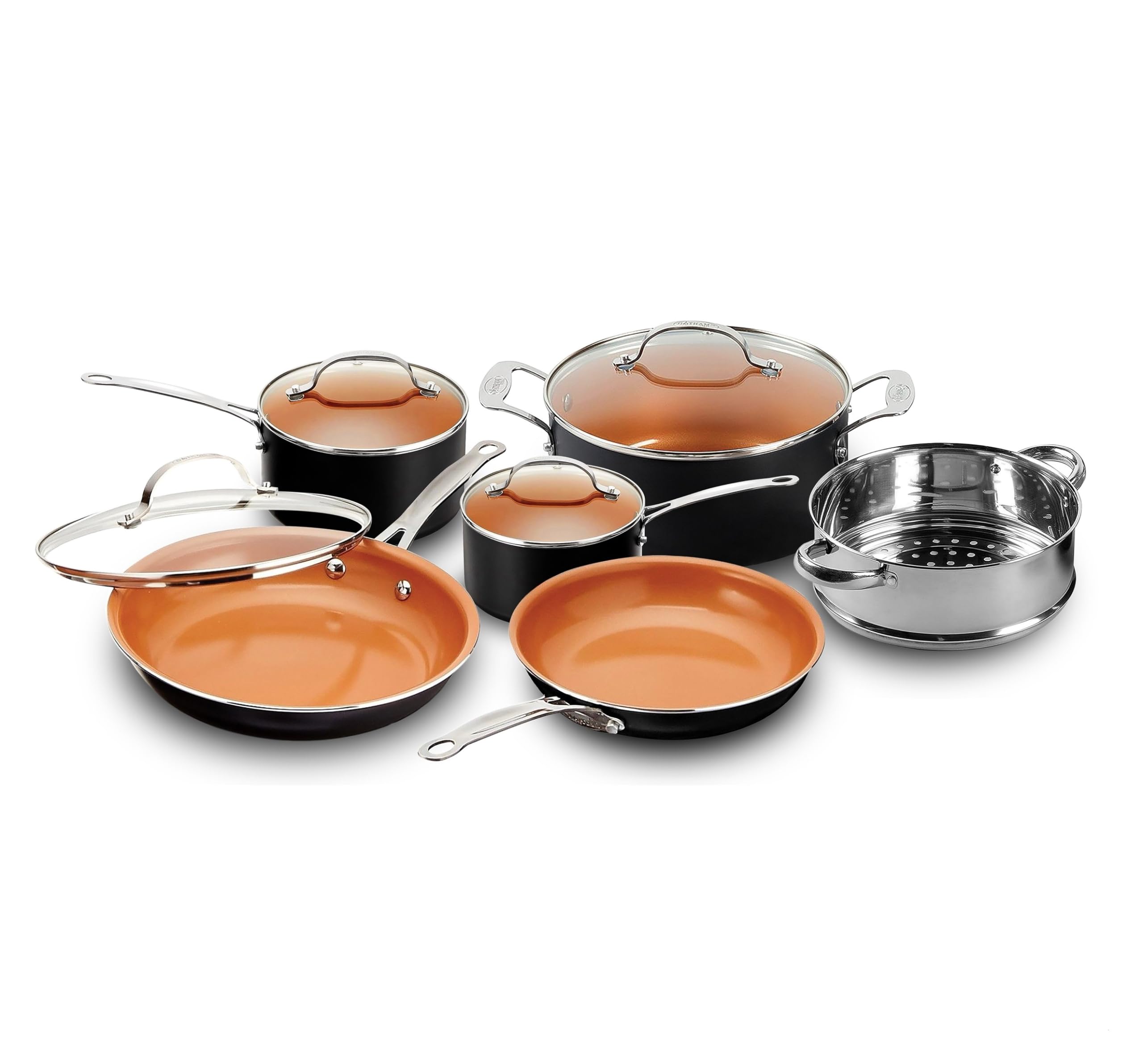 Gotham Steel 10-Piece Nonstick Frying Pan And Cookware Set Review