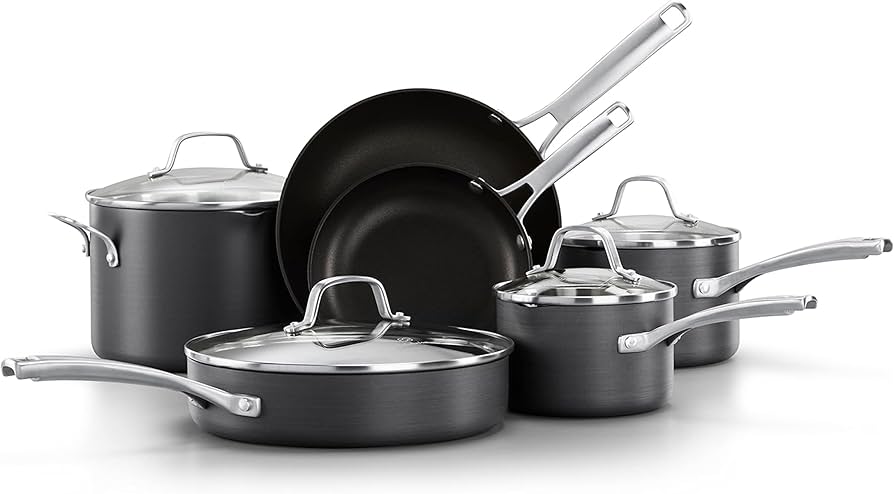 Calphalon Classic 10-Pc. Hard-Anodized Nonstick Cookware Set Review