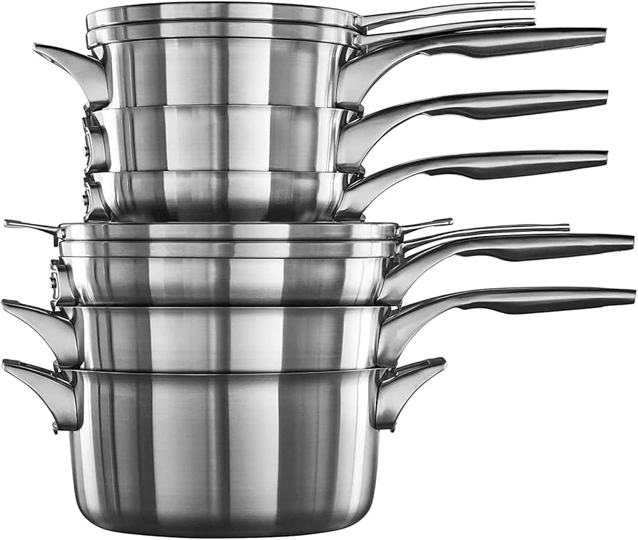 Calphalon Premier 10-Piece Stainless Steel Space Saving Cookware Review