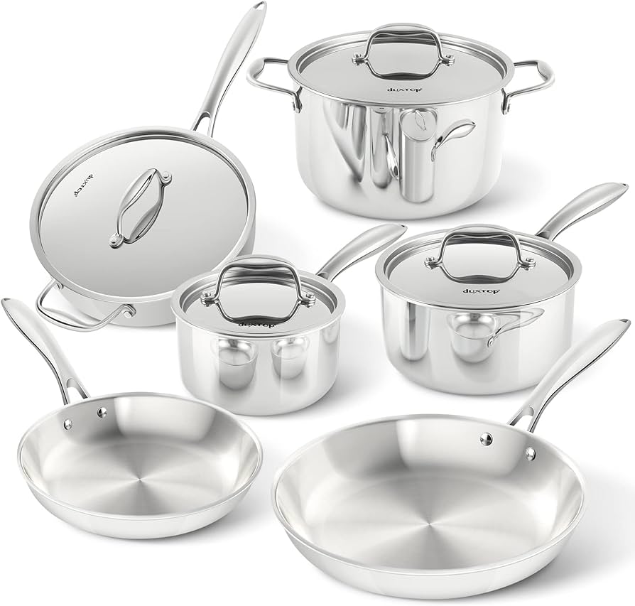 Duxtop Whole-Clad Tri-Ply Stainless Steel Induction Ready Premium Cookware Review