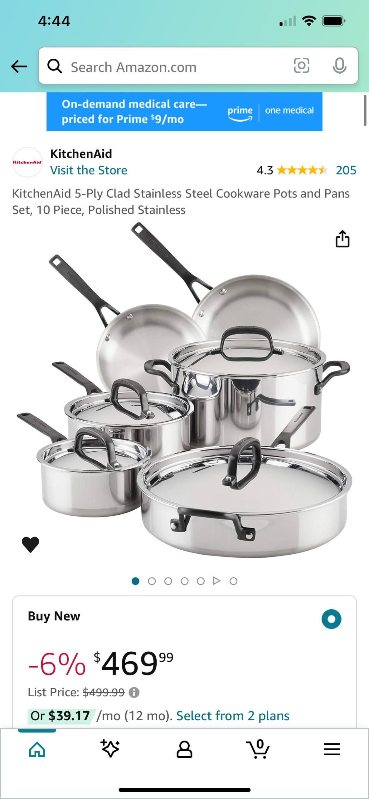 Kitchenaid 5-Ply Clad Stainless Steel Cookware Review