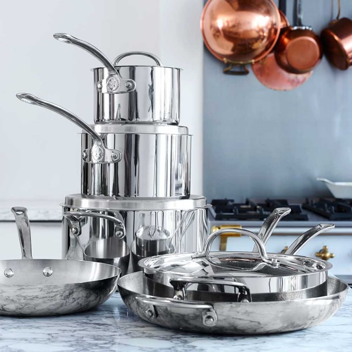 Williams Sonoma Open Kitchen Stainless-Steel 10-Piece Cookware Set Review