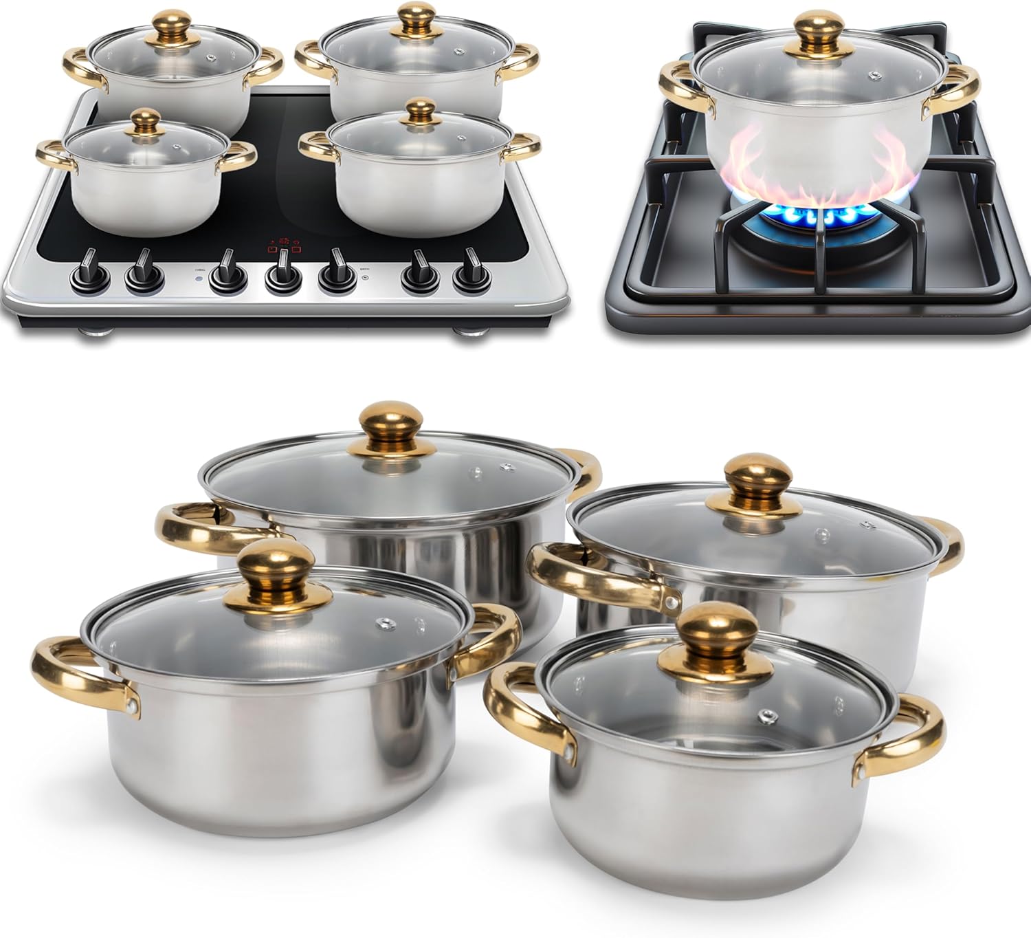 Bruntmor Stainless Steel Cookware Set Review