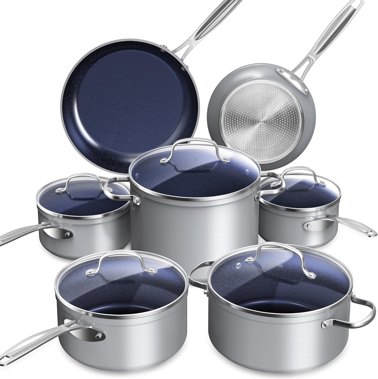 Nuwave Healthy Duralon Blue Ceramic Nonstick Cookware Set Review
