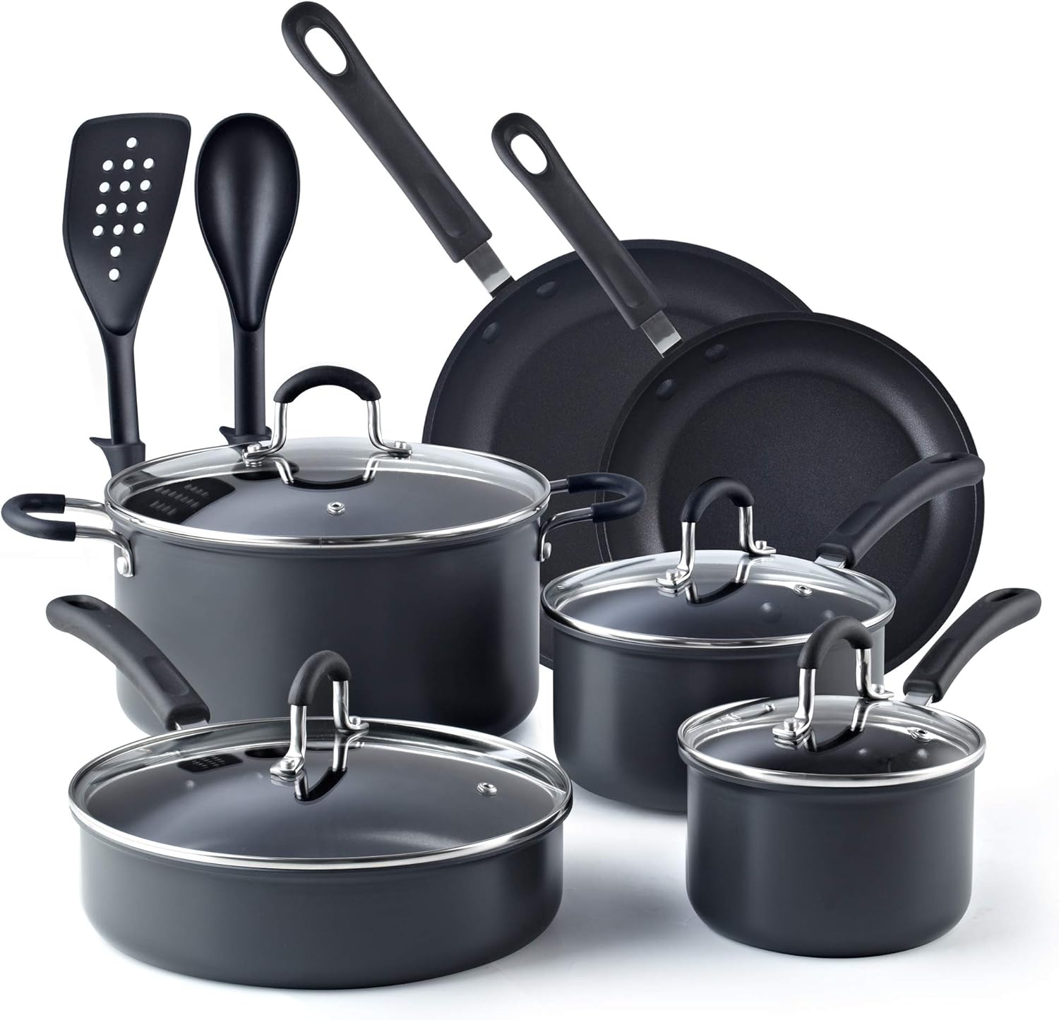 Cook N Home Pots and Pans Set Nonstick Professional Hard Anodized Cookware Sets Review
