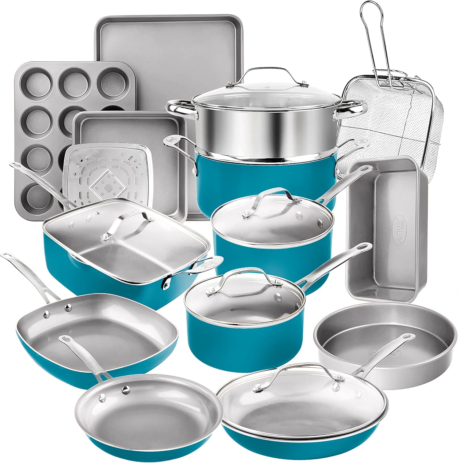 Gotham Steel 20 Piece Pots and Pans Set Nonstick Cookware Set Review