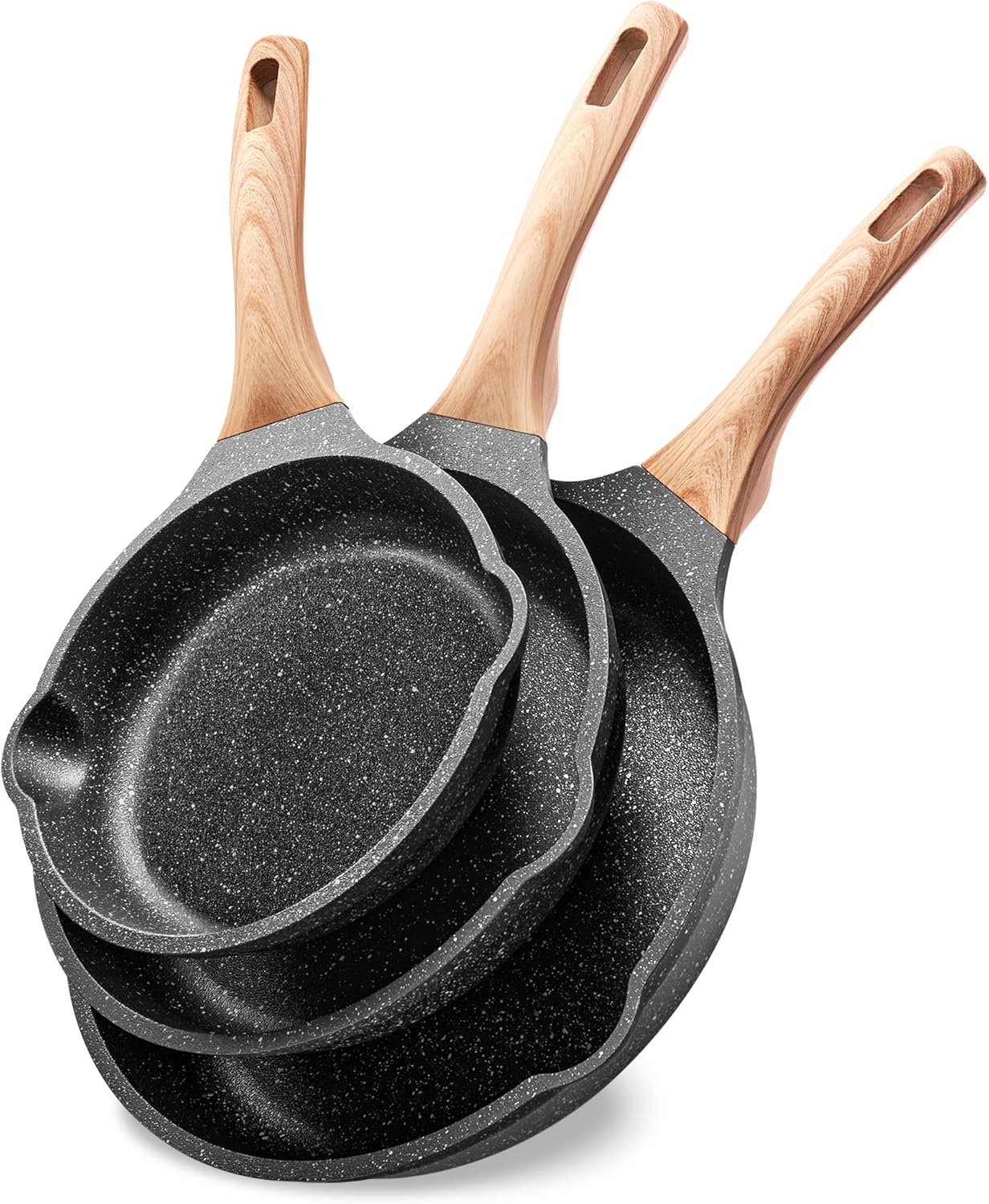YIIFEEO Non Stick Frying Pan Set Review