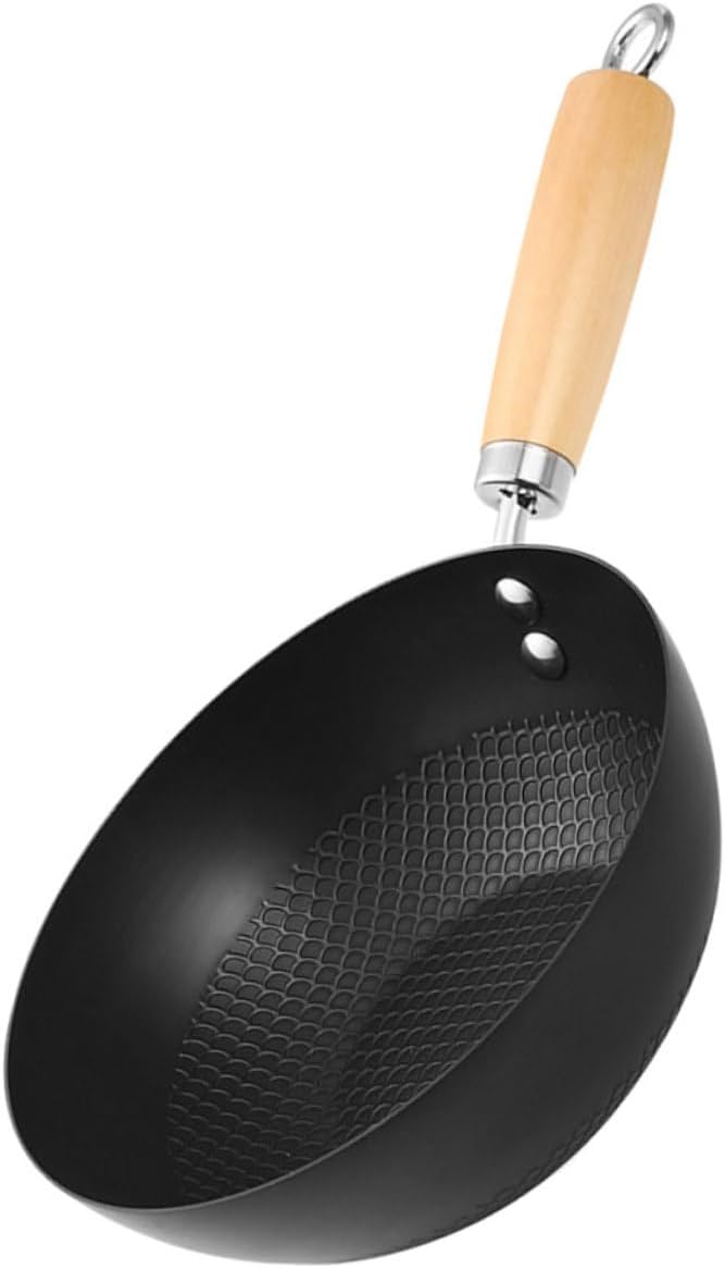 Household Flat Bottom Wok Small Skillet Nonstick Pan Review