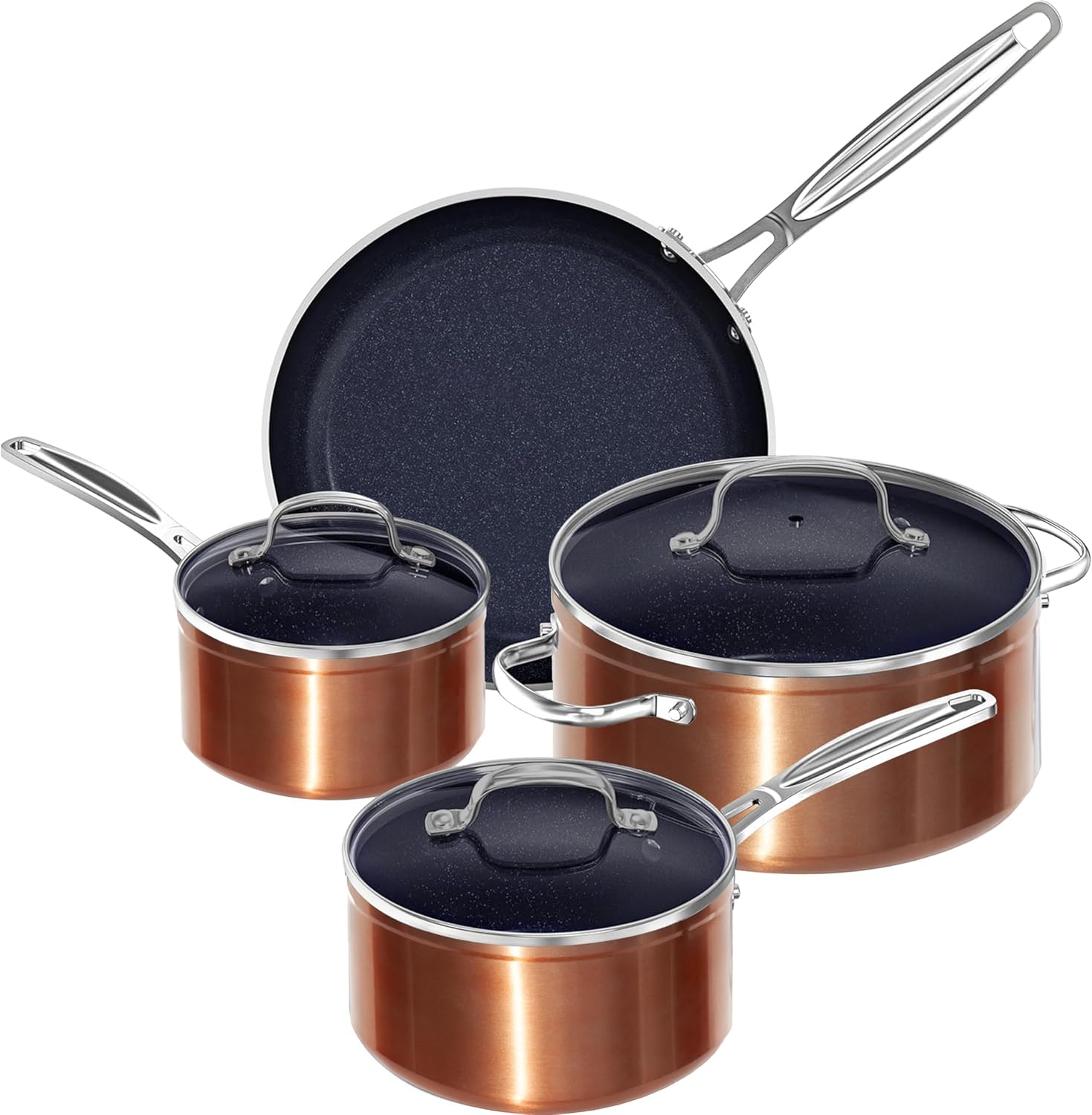 NuWave 7-Piece Healthy Duralon Blue Ceramic Nonstick Cookware Set Review