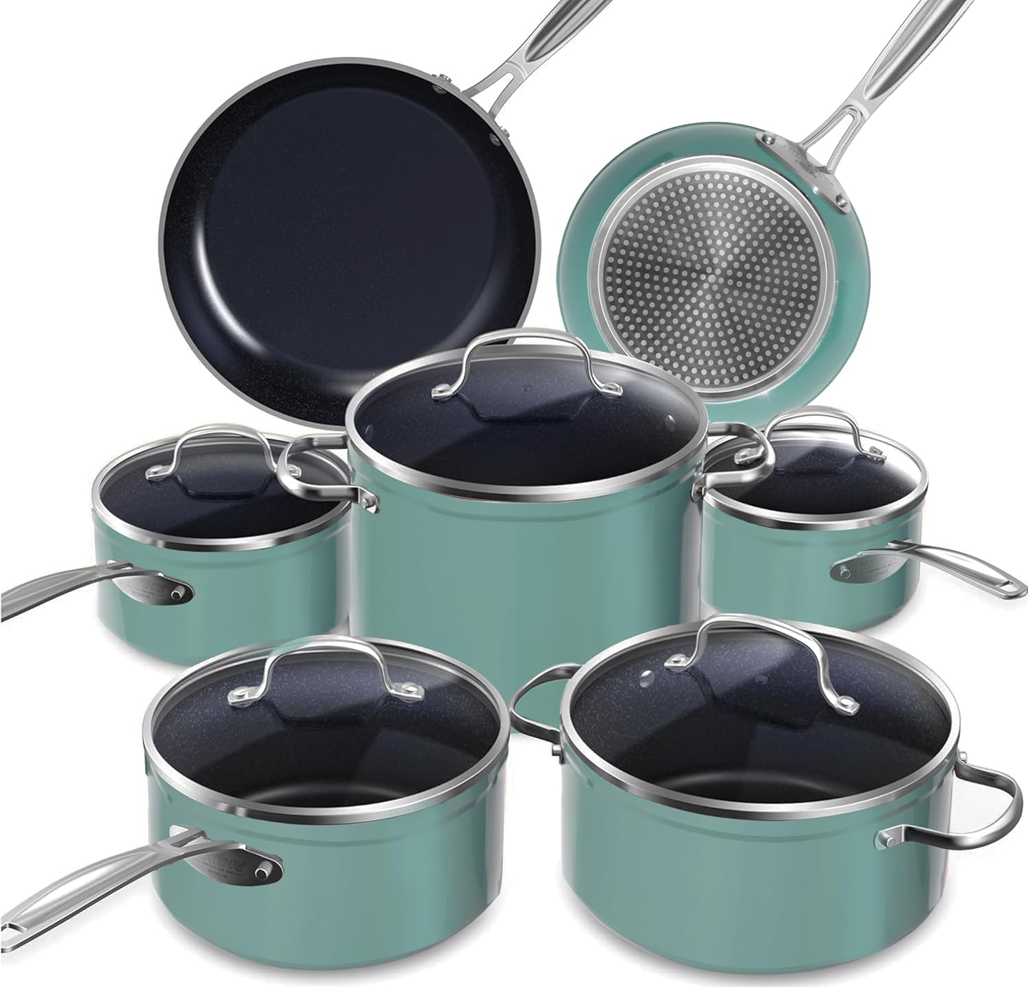 Nuwave Healthy Duralon Blue Ceramic Nonstick Cookware Set Review
