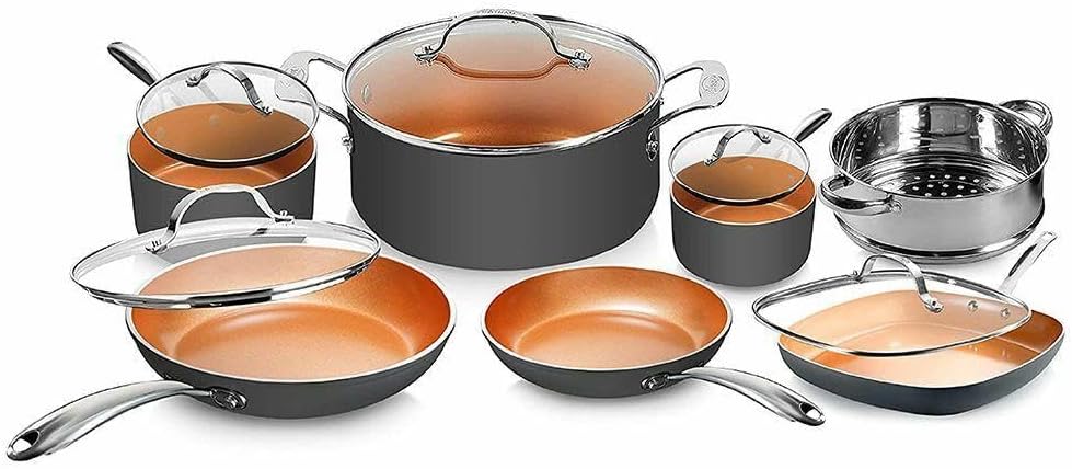 Gotham Steel 12 Piece Nonstick Pots and Pans Cookware Set Review