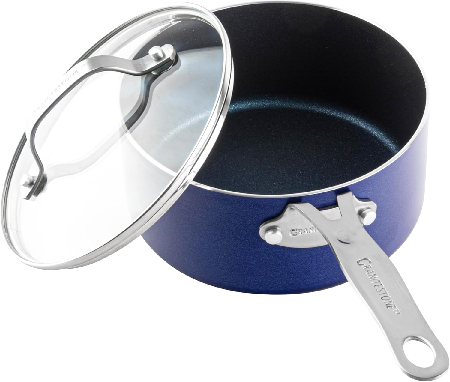 Granitestone Blue 2.5 Quart Small Sauce Pan with Lid Review
