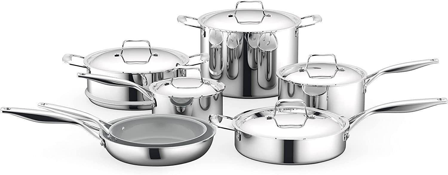 Nutrichef 12Pc Clad Cookware Review