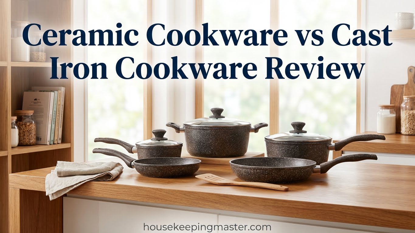 Ceramic Cookware vs Cast Iron Cookware Review