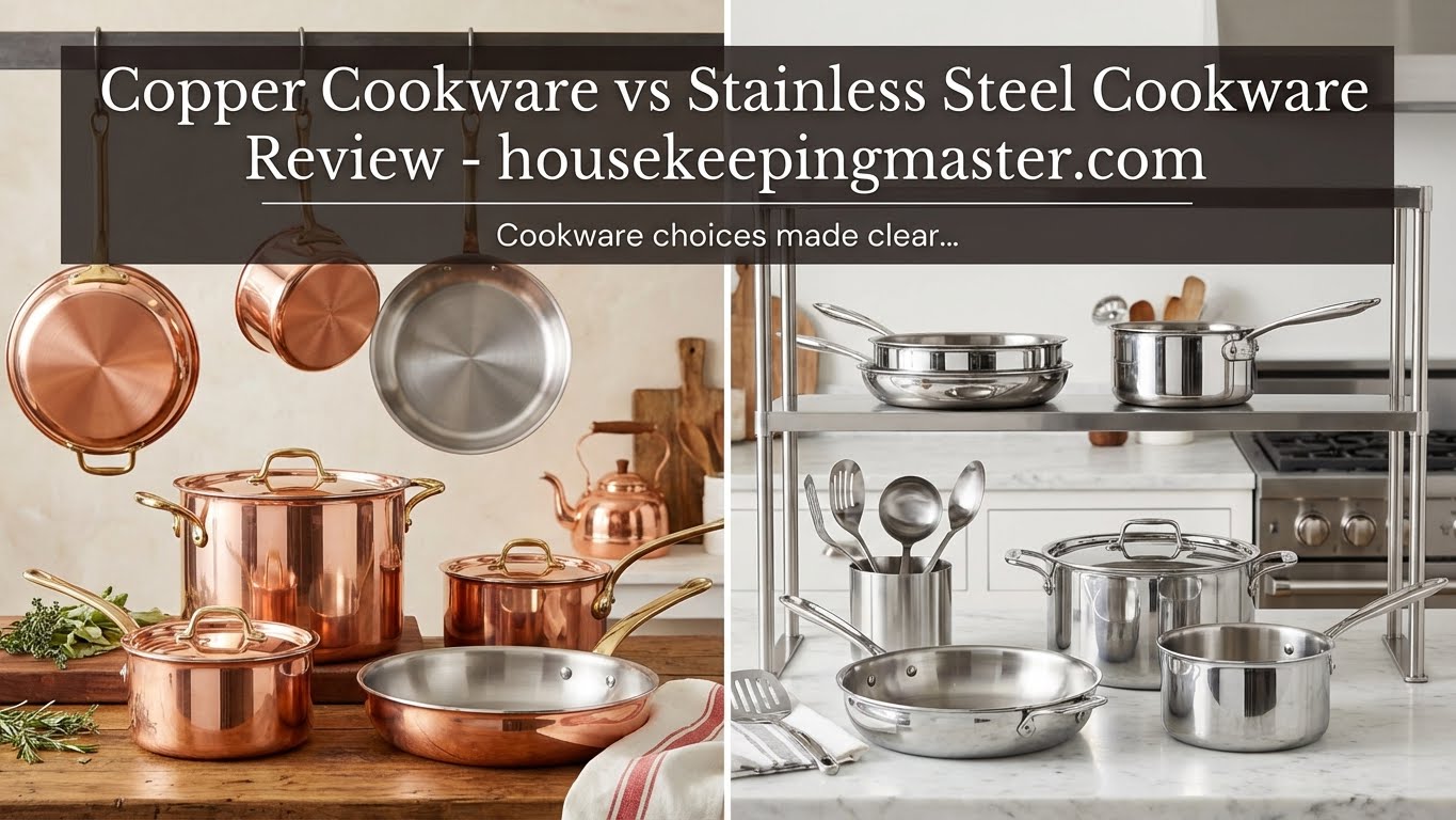 Copper Cookware vs Stainless Steel Cookware Review