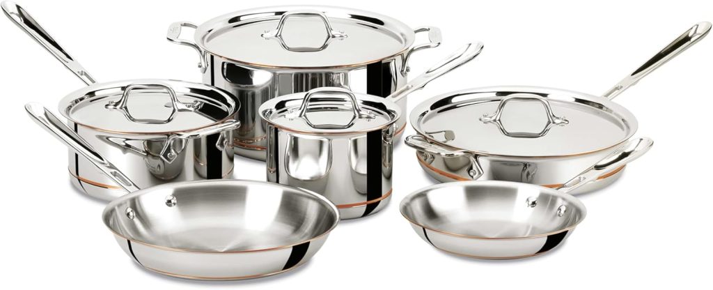 All-Clad Copper Core 10-Piece Cookware Set