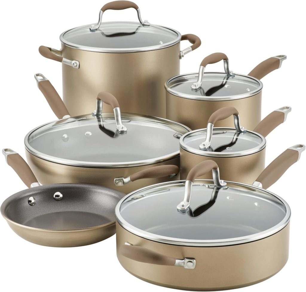 Anolon Advanced Hard Anodized Nonstick 11-Piece Cookware Set