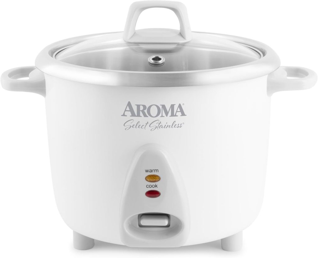 Aroma Housewares Select Stainless Rice Cooker & Warmer (3 Cups)