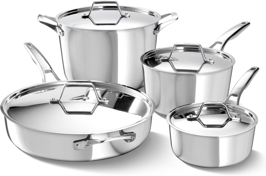 Calphalon Premier Copper Core 8-Piece Cookware Set