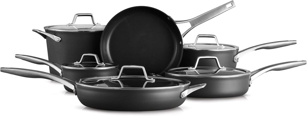 Calphalon Premier Stainless Steel 11-Piece Cookware Set