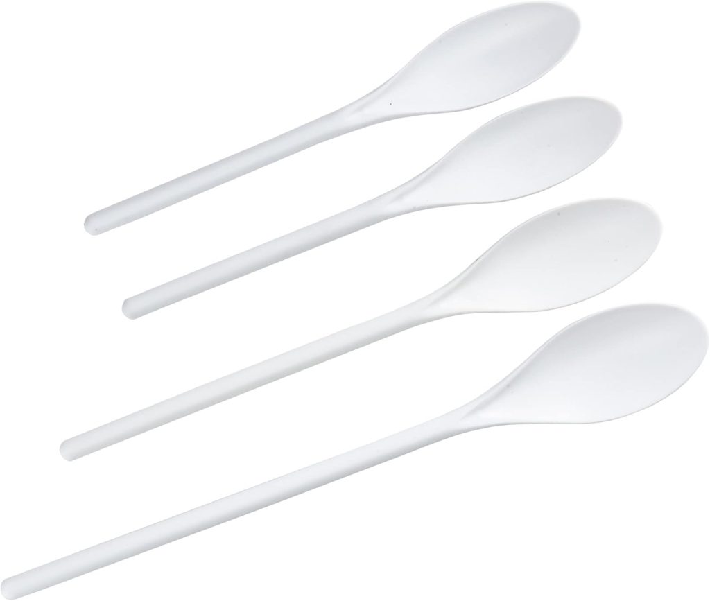 Chef Craft Basic Plastic Mixing Spoon Set (4-Piece)