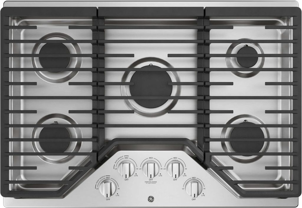 GE JGP5030SLSS 30-inch Built-In Gas Cooktop