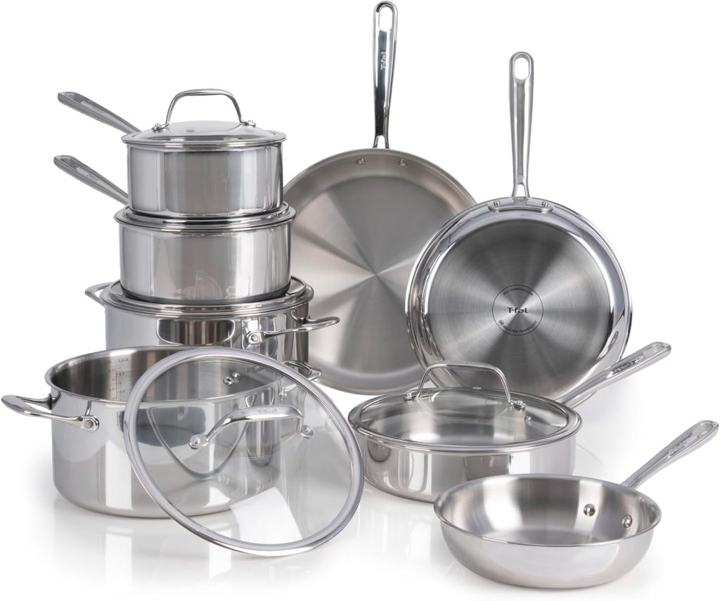 Gotham Steel Pro Hard-Anodized Pots and Pans Set, 13-Piece
