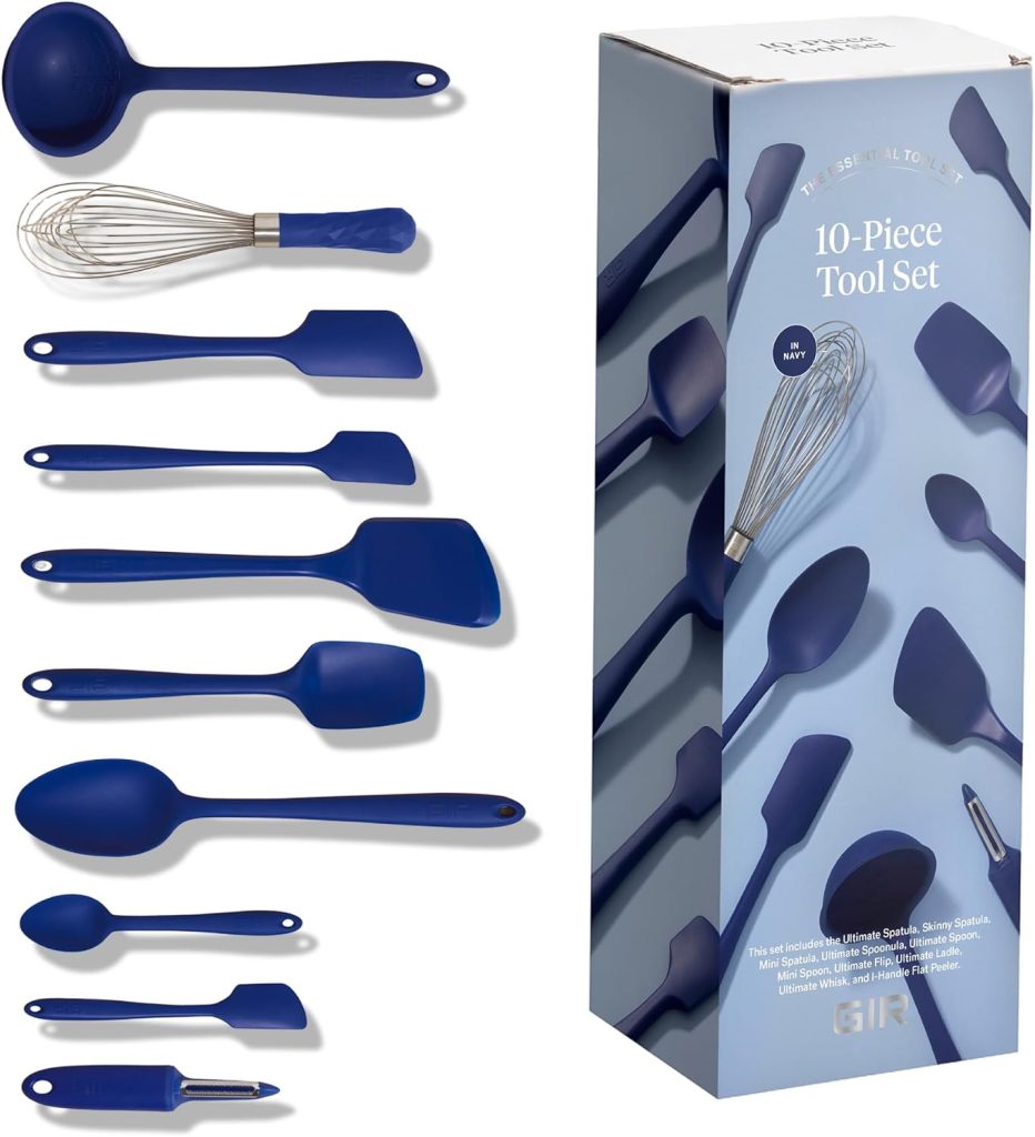 M KITCHEN WORLD Silicone Cooking Utensil Set (10-Piece)