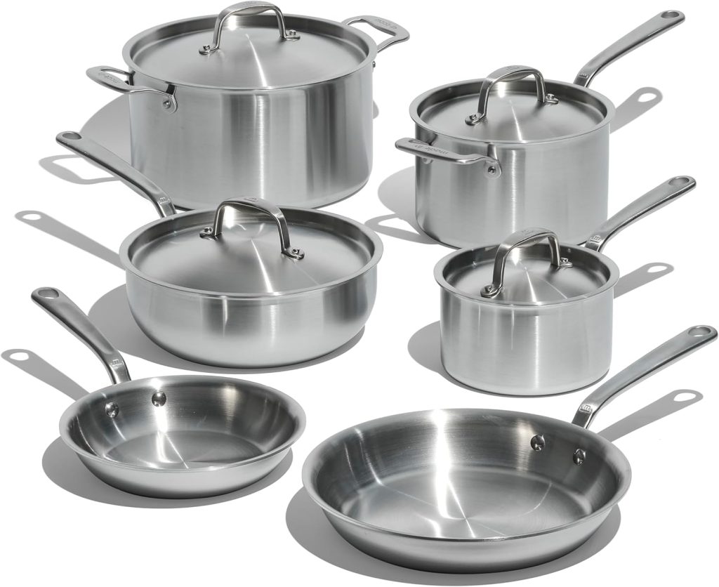 Made In The Stainless Clad 5-Ply Cookware Starter Set