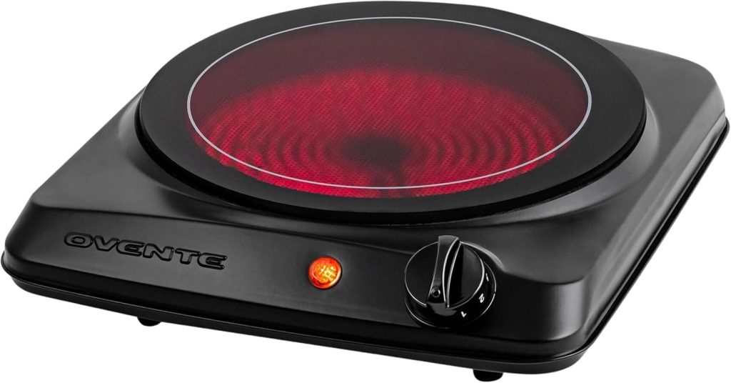 Ovente Infrared Single Plate Cooktop BGI101B