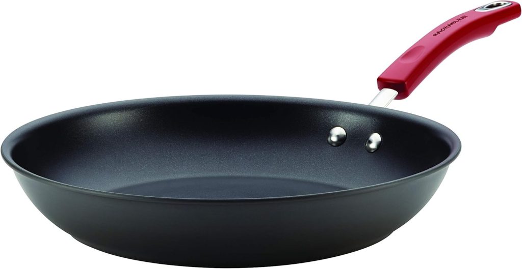 Rachael Ray Cucina Hard-Anodized Nonstick 12-Inch Deep Skillet