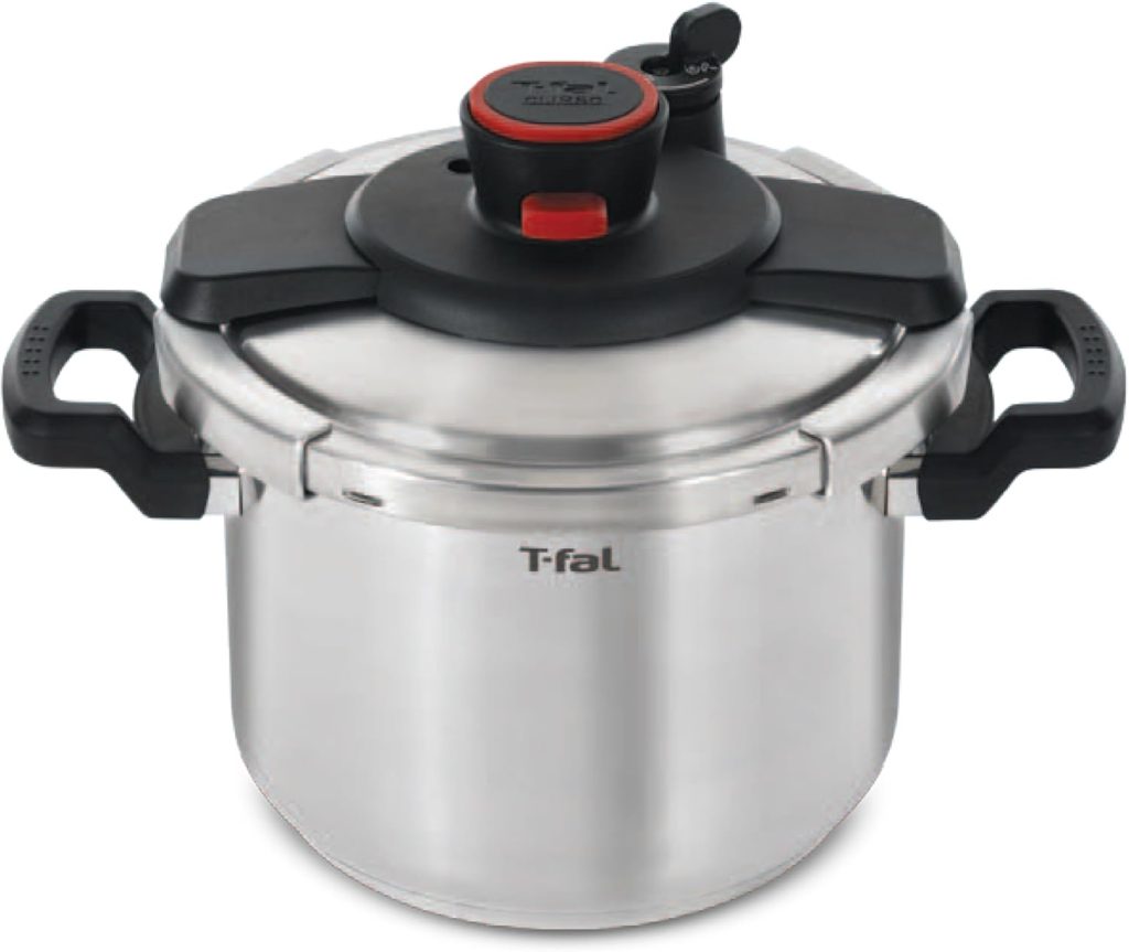 T-fal Clipso Stainless Steel Pressure Cooker (6.3 Quart)
