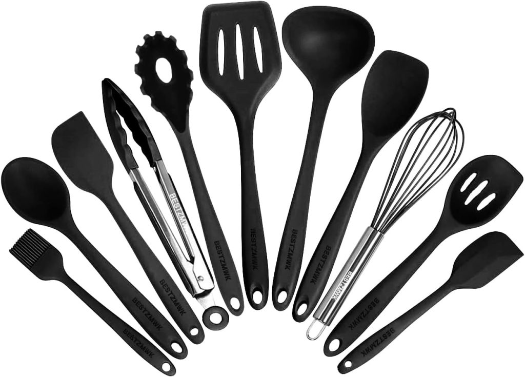 Zulay Kitchen Silicone Cooking Utensils Set (11-Piece)