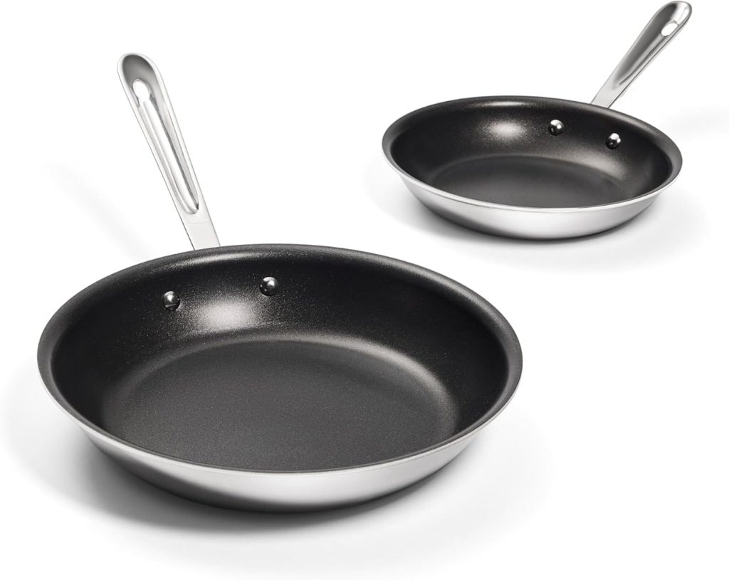 All-Clad B1 Hard Anodized Nonstick 8-Inch and 10-Inch Fry Pan Set