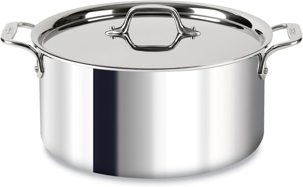 All-Clad D3 Stainless Steel 8-Quart Stockpot with Lid