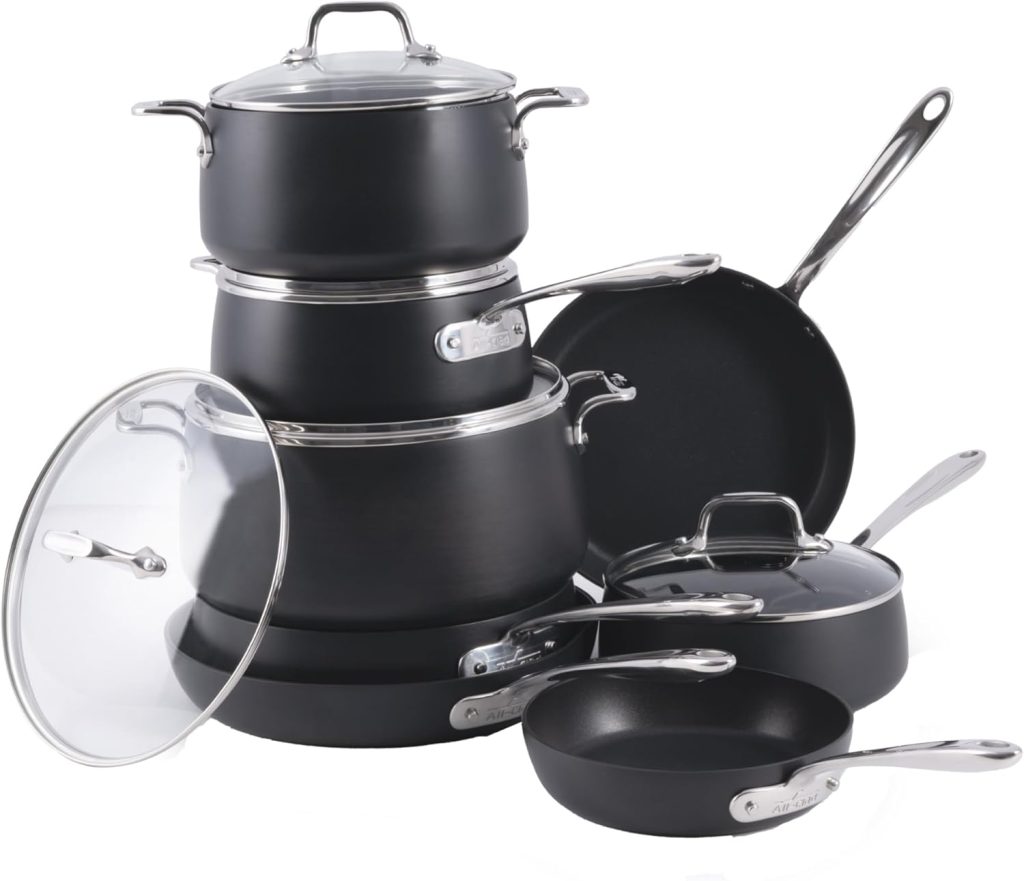 All-Clad HA1 Hard Anodized Nonstick 13-Piece Cookware Set
