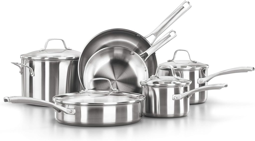 Calphalon Classic Stainless Steel 10-Piece Set