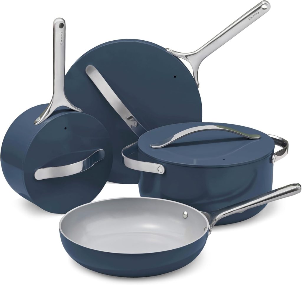 Caraway Non-Toxic Ceramic Cookware Set (7-Piece)