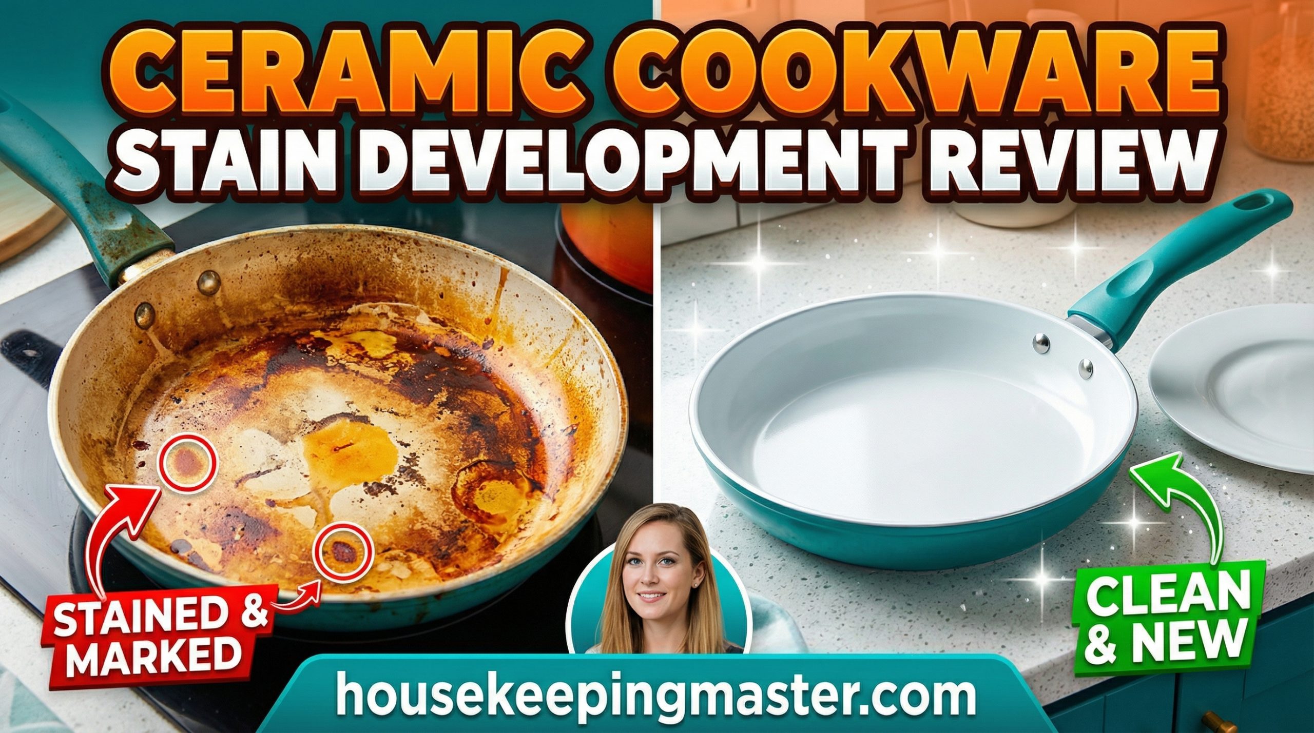 Ceramic Cookware Stain Development Review