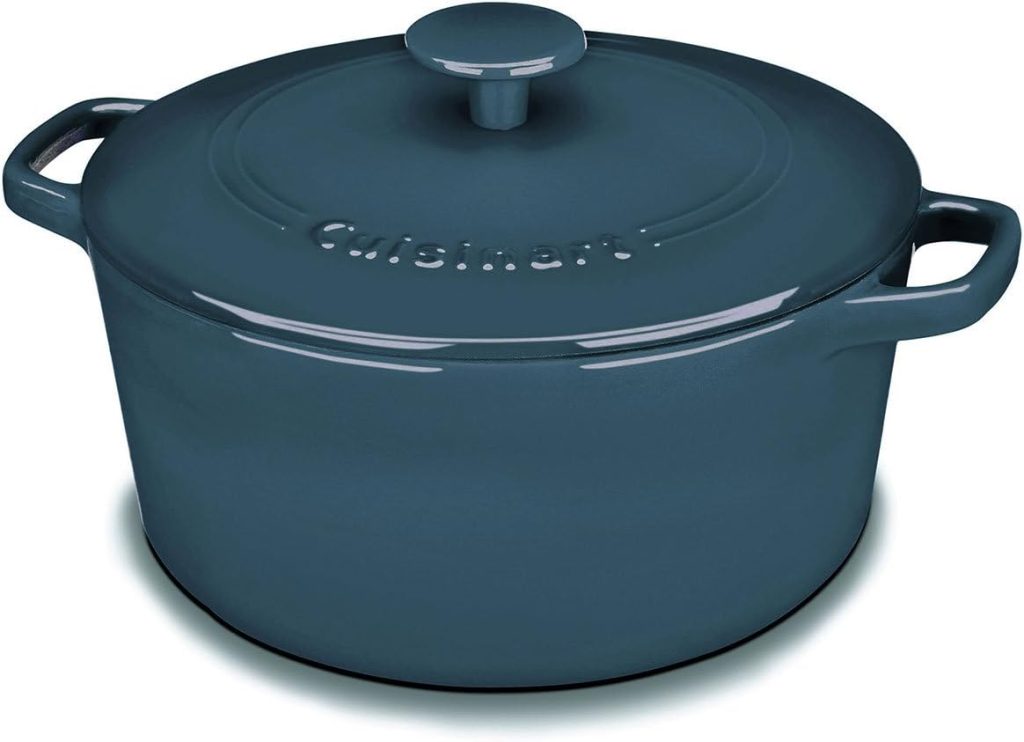 Cuisinart Chef’s Classic Enameled Cast Iron 5.5 Quart Round Covered Casserole