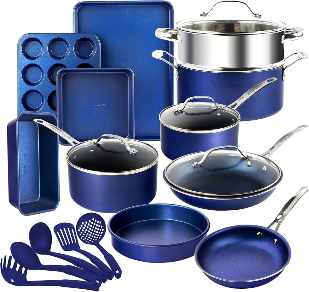 Granite Stone Diamond 20-Piece Complete Cookware Set