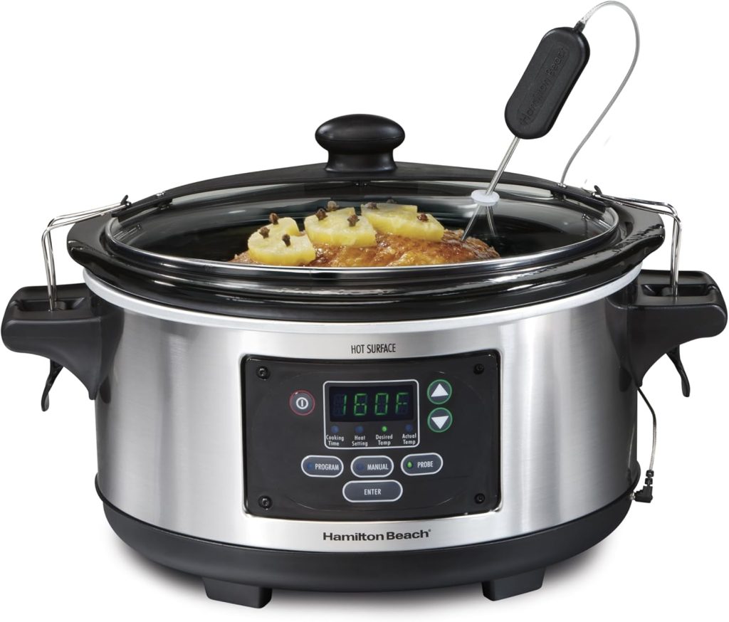 Hamilton Beach Programmable Set & Forget 6-Quart Slow Cooker