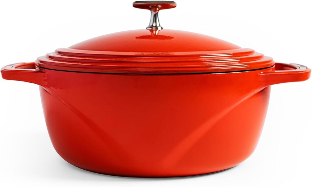 Lodge Enameled Cast Iron Dutch Oven, 6 Quart