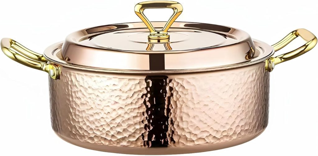 Ruffoni Historia Hammered Copper Stock Pot